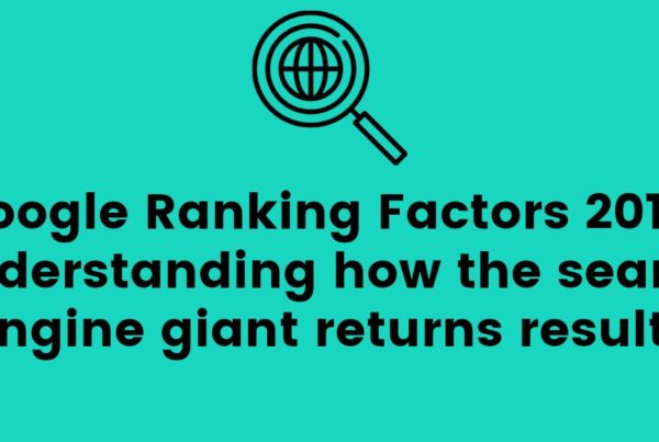 Google ranking factors